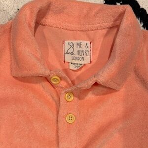 Me & Henry Kids Polo Shirt - Peach